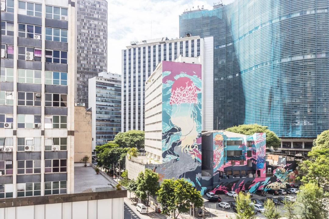 Apto No Cartao Postal Da Cidade De 상파울루 외부 사진